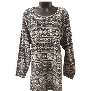 Top long sleeve fleece  Christmas sweater 3x